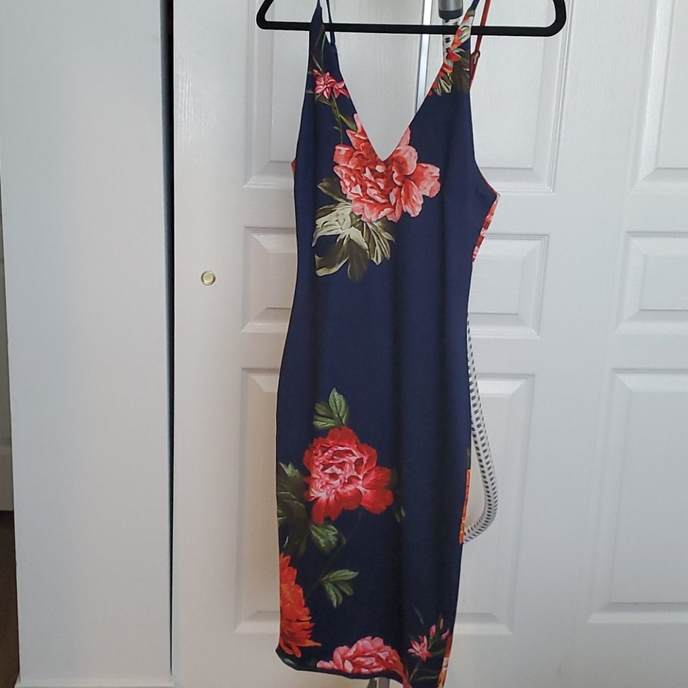 Sexy Floral Midi Dress